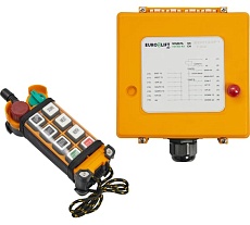 Радиоуправление EURO-LIFT F24-6D, комплект (пульт 6 кнопок, 2 скорости + приемник) 00-00004480