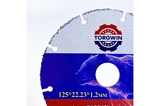 Пильный диск с твердосплавной режущей кромкой 125х22.23 мм для УШМ TORGWIN T133438