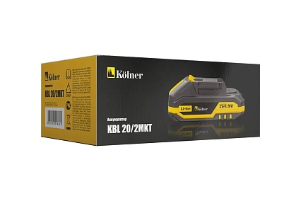 Аккумулятор Kolner Kbl 20/2mkt li-ion 20 В, 2 Ач, в коробке 8080320002
