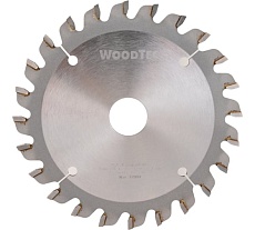 Подрезная пила для форматно-раскроечных станков ф120x20x3,1-4,3 Z=24 KON Woodtec PCD ИН 290679