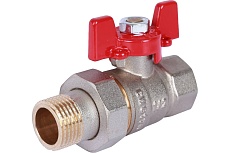 Шаровой кран с американкой Rommer 1/2&quot;, ВН/НР, RBV-0005-0510215, RG008UB5BJ9TAM