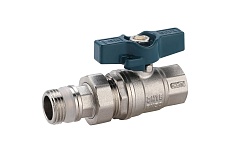 Кран шаровой люкс с полусгоном (1/2&quot;) РМС ГШБП-15-Л