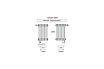 Трубчатый радиатор Zehnder Charleston Completto C3057/16/V001/RAL 9217