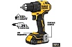 Ультра компактная дрель-шуруповерт DeWalt 18В, 4Ач DCD708M