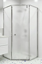 Душевой уголок RGW Hotel HO-088 100x100 матовое, хром 350608800-21