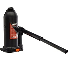 Гидравлический бутылочный домкрат Gigant 5Т, подхват 216мм, подъем 413мм, рабочий ход 197мм, HBJ-5