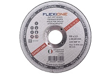 Круг отрезной по металлу и нержавейке (115х2.5х22.23 мм; тип 41) Flexione 10001058