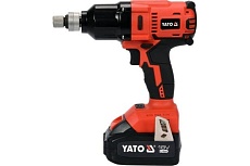 Аккумуляторный ударный гайковерт Yato 700 НМ 18В YT-82806