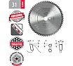 Диск пильный универсальный 300x2.6x30 мм, 96T, A=15 ATB+Shear WOODWORK 31.300.96