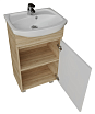Мебель для ванной Grossman Поло 45 см дуб сонома/белый