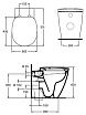 Приставной унитаз Ideal Standard Connect E803401