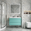 Мебель для ванной Art&Max Platino 90 см светло-зеленый матовый