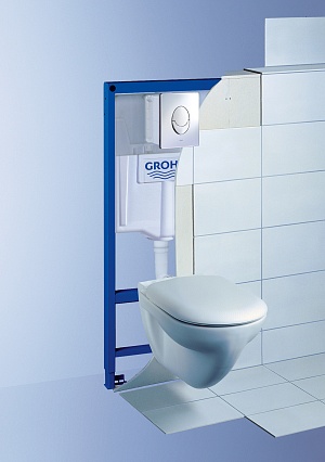 Инсталляция для унитаза Grohe Rapid SL 38721001 3 в 1 с кнопкой