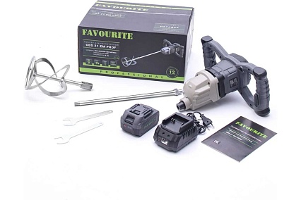 Аккумуляторный миксер Favourite 21В, 4Ач OBS 21 EM PROF