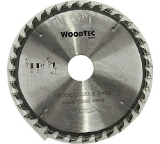 Пила дисковая 160х2.5/1.6x30 мм, Z36 Woodtec ИН 342231