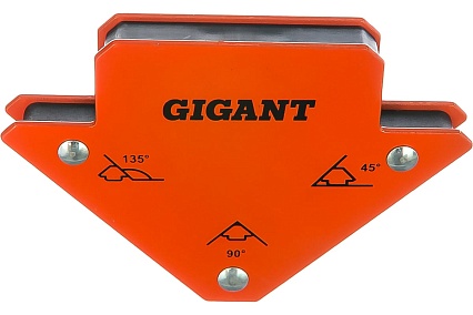 Угольник магнитный стрелка 25LBS (45, 90, 135 град; усилие 11 кг) Gigant G-0514