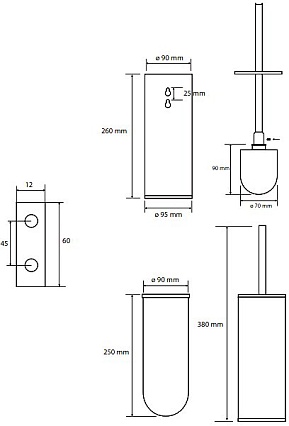 Ерш подвесной Bemeta Coral 158313067 медное золото глянцевое