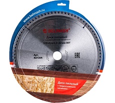 Диск пильный (315x3.4/2.2x32/30 мм; 80T) Белмаш RD134A