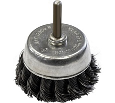 Щетка-крацовка чашка со шпилькой 65 мм, стальная Pobedit 2124065
