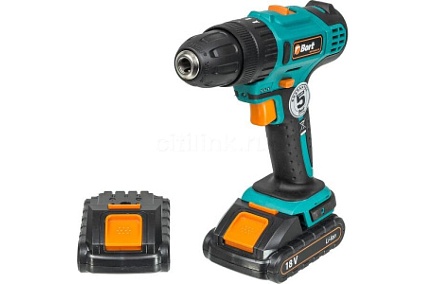 Аккумуляторная дрель-шуруповерт Bort BAB-18Ix2Li-FD 91275998