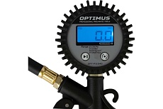 Пистолет для подкачки шин с цифровым дисплеем Optimus 0-12 бар OPT-PI1040