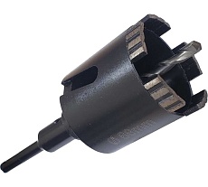 Коронка алмазная по бетону (68х70 мм; SDS+) РОСОМАХА 500068