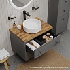 Мебель для ванной Iddis Torr 70 см со столешницей, темно-серый