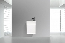 Тумба с раковиной BelBagno Pietra Mini 40 см, правосторонняя, Bianco Lucido