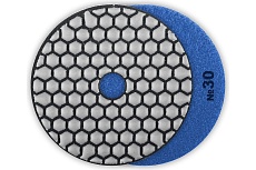 Алмазный гибкий шлифовальный круг для сухого шлифования Зубр 100 мм, №30 29868-030