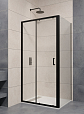 Душевой уголок RGW Passage PA-74 (PA-14B + Z-050-2B) 130x110, прозрачное, черный, 410874131-14