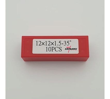 Нож твердосплавный универсальный RED SAMURAI TS 12x12x1,5 (T04F) (10шт.) TPRS0001304