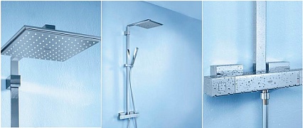 Душевая стойка Grohe Euphoria Cube 26087000 термостат