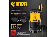 Дренажный насос для чистой и грязной воды Denzel DP-600S 97268