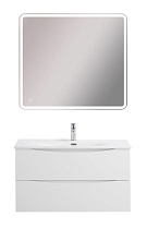 Мебель для ванной BelBagno Marino-Cer-Mini 90 см Bianco Lucido