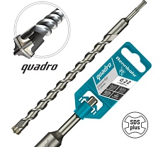 Бур Quadro (22x400 мм; SDS-plus) RENNBOHR 512240