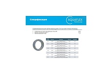 Труба гофрированная из нержавеющей стали AQUAFLEX d15, 1м (отожженная) 773386