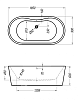 Экран для ванны Kolpa-San Comodo BASIS 185x90