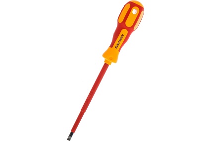 Шлицевая отвертка Rexant Электрика SL 6х150 мм 12-4714