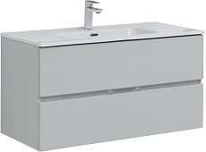 Мебель для ванной Aquanet Алвита New 100 см серый