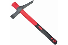 Кованый молоток-кирка каменщика DERZHI с фибергласовой рукояткой, 400 г 8802-040-1