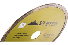 Диск алмазный сплошной для плиткореза (180х25.4 мм) Vertextools 04-180-4