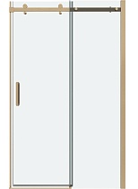 Душевая дверь Grossman Classic 160x195 прозрачное, золото сатин 100.K33.04.160.32.00