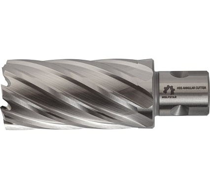 Сверло корончатое по металлу Р6М5/М2 24x55 мм WOLFSTAR cw00089