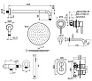Душевой набор Plumberia IXO KITZXOT18CR210 хром