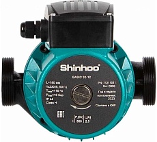 Насос циркуляционный SHINHOO BASIC 25-12S 230V 180мм /160/ 71211010