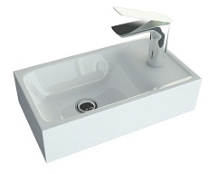 Мебель для ванной Art&Max Family 50 см подвесная, с дверцей, Bianco Lucido