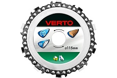 Диск отрезной цепной (115x22.2 мм) для УШМ Verto 61H196