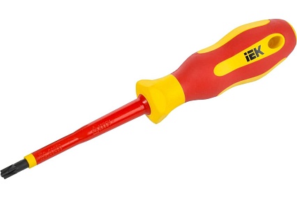 Отвертка IEK Arma2l 5 диэлектрическая pz/sl2x100 т2 A2L5-SC30-T2-ZS-20-100