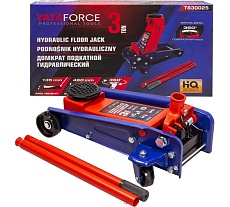 Домкрат подкатной гидравлический YATAFORCE 3т (h min 135мм, h max 460мм) YF-T830025(61855)