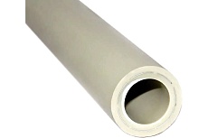 Труба Valfex PP-R серая, армированная алюминием, 25х4.2 мм, 4 м, Т 90°С Ру25 SDR6 10104025Г 033-2276